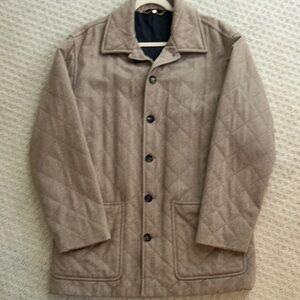 Brioni Tan Quilted Jacket